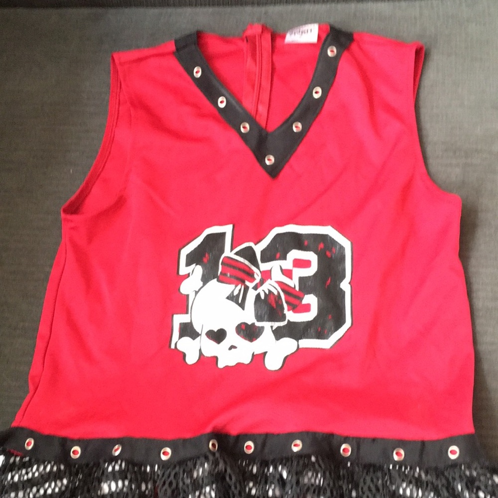 Girls monster cheer costume